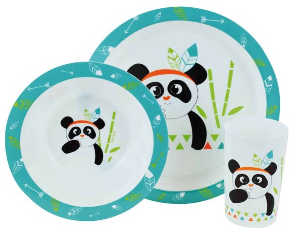 Indian Panda παιδικό σερβίτσιο φαγητού (005672)