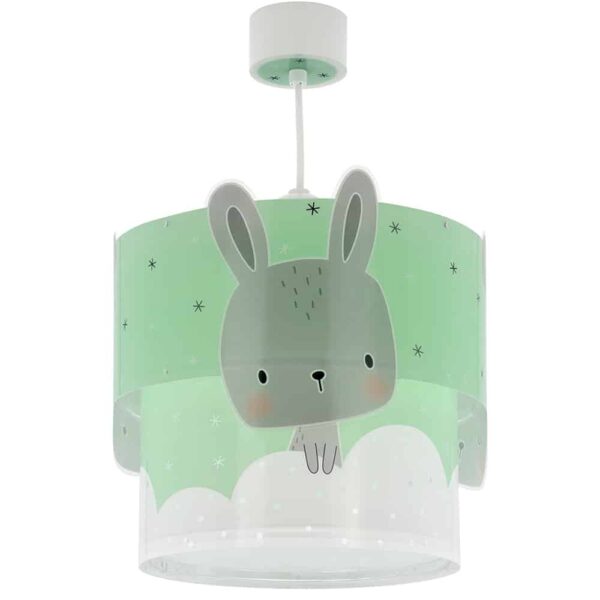 Baby Bunny Green παιδικό φωτιστικό οροφής (61152[H])